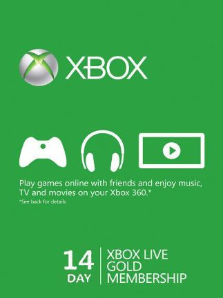 Xbox Live Gold Trial 14 Days Xbox Live GLOBAL