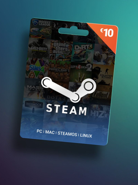 Steam Gift Card 10 EUR - Steam Key - Europe Steam Gift Card 10 EUR - Steam Key - Europe