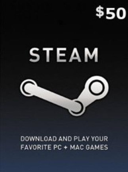 Steam Gift Card 50 USD - Steam Key - United States Steam Gift Card 50 USD - Steam Key - United States