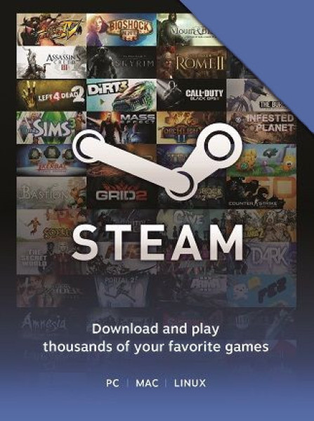 Steam Gift Card 50 EUR - Steam Key - Europe (EU) Steam Gift Card 50 EUR - Steam Key - Europe (EU)
