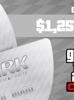 Grand Theft Auto Online: Great White Shark Cash Card 1 250 000 PC Rockstar Key GLOBAL