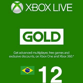 Xbox Live GOLD Subscription Card 12 Months - Key BRAZIL