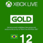 Xbox Live GOLD Subscription Card 12 Months - Key BRAZIL