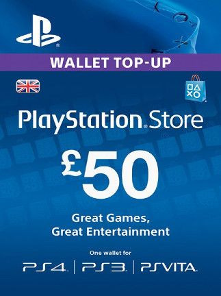 PlayStation Network Gift Card 50 GBP - PSN United Kingdom