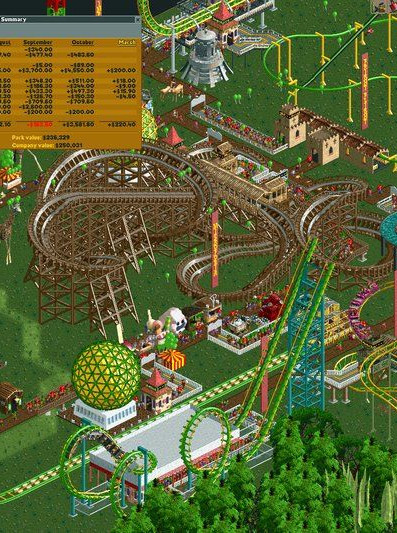 RollerCoaster Tycoon 2: Triple Thrill Pack Steam Key GLOBAL