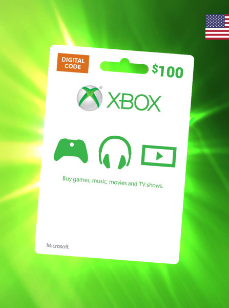 Xbox Live Gift Card 100 USD - United States Xbox Live Gift Card 100 USD - United States