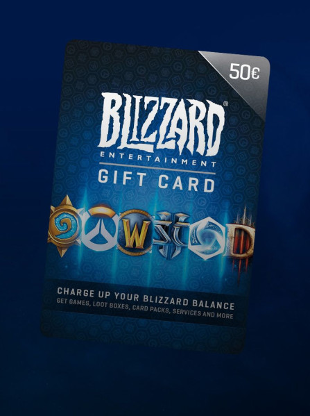 Blizzard Gift Card 50 EUR - Battle.net Key - Europe Blizzard Gift Card 50 EUR - Battle.net Key - Europe
