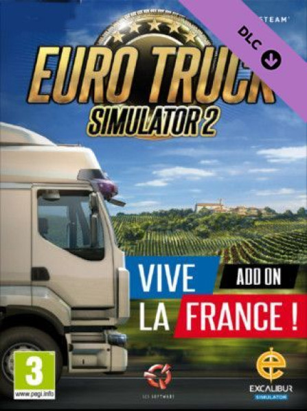 Euro Truck Simulator 2 - Vive la France! Steam Key GLOBAL Euro Truck Simulator 2 - Vive la France! Steam Key GLOBAL