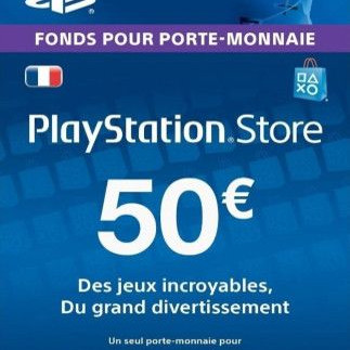 PlayStation Network Gift Card 50 EUR - PSN France