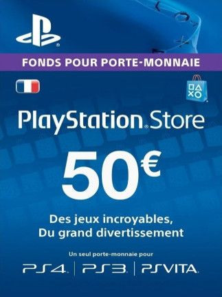 PlayStation Network Gift Card 50 EUR - PSN France