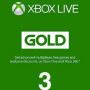 Xbox Live GOLD Subscription Card 3 Months Xbox Live EUROPE