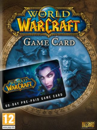 World of Warcraft Time Card Prepaid 60 Days Battle.net EUROPE