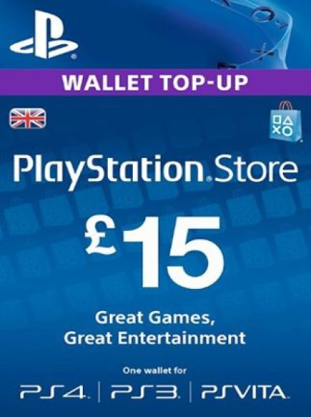 PlayStation Network Gift Card 15 GBP - PSN United Kingdom PlayStation Network Gift Card 15 GBP - PSN United Kingdom