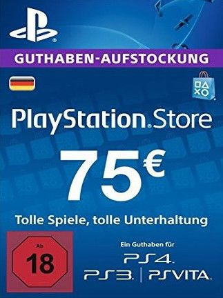 PlayStation Network Gift Card 75 EUR - PSN Germany