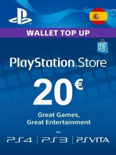 PlayStation Network Gift Card 20 EUR - PSN Spain PlayStation Network Gift Card 20 EUR - PSN Spain