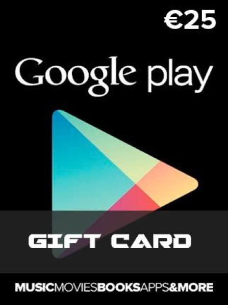 Google Play Gift Card 25 EUR - Google Play Key - Europe Google Play Gift Card 25 EUR - Google Play Key - Europe