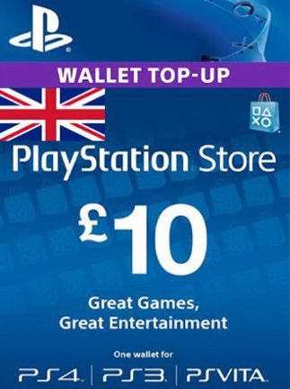 PlayStation Network Gift Card 10 GBP - PSN United Kingdom