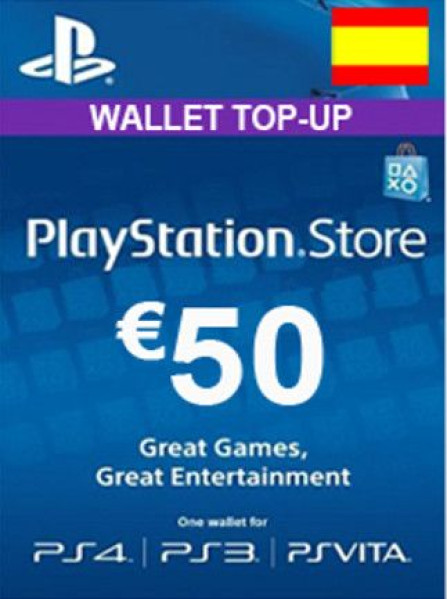 PlayStation Network Gift Card 50 EUR - PSN Spain PlayStation Network Gift Card 50 EUR - PSN Spain