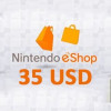 Nintendo eShop Gift Card 35 USD - Nintendo Key - North America Nintendo eShop Gift Card 35 USD - Nintendo Key - North America