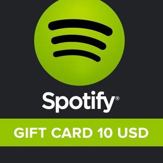 Spotify Gift Card 10 USD - Spotify Key - UNITED STATES