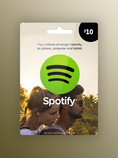 Spotify Gift Card 10 USD - Spotify Key - UNITED STATES Spotify Gift Card 10 USD - Spotify Key - UNITED STATES