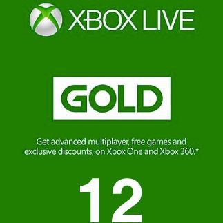 Xbox Live GOLD Subscription Card 12 Months - Key CANADA