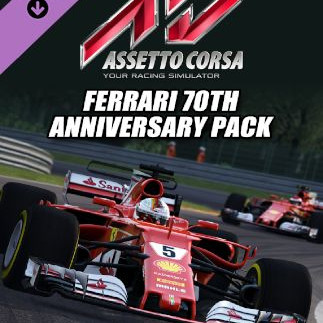 Assetto Corsa - Ferrari 70th Anniversary Pack Steam Key GLOBAL