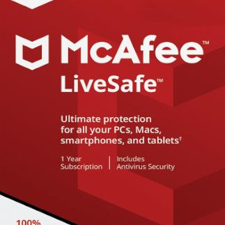 McAfee Livesafe 1 Device 1 Year Key GLOBAL