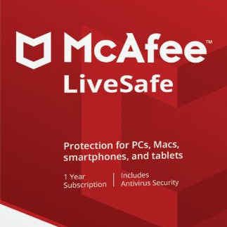 McAfee Livesafe 1 Device 1 Year Key GLOBAL