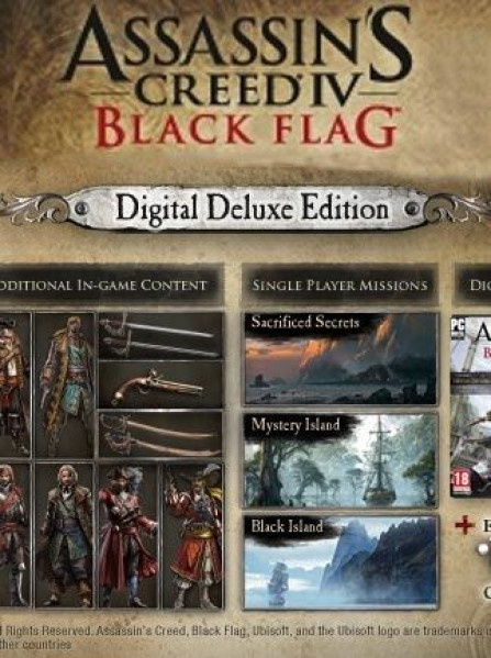 Assassin's Creed IV: Black Flag Digital Deluxe Edition - Ubisoft Connect -GLOBAL Assassin's Creed IV: Black Flag Digital Deluxe Edition - Ubisoft Connect -GLOBAL