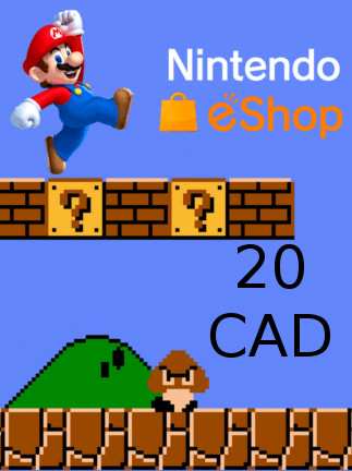 Nintendo eShop Gift Card 20 CAD - Nintendo Key - Canada