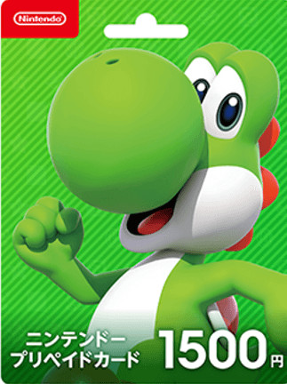 Nintendo eShop Gift Card 1500 JPY - Nintendo Key - Japan