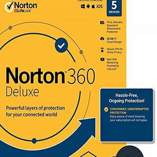 Norton 360 Deluxe + 50 GB Cloud Storage (5 Devices, 1 Year) - Key - EUROPE