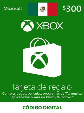 Xbox Live Gift Card 300 MXN - Mexico Xbox Live Gift Card 300 MXN - Mexico