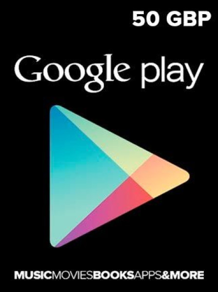 Google Play Gift Card 50 GBP - Google Play Key - United Kingdom Google Play Gift Card 50 GBP - Google Play Key - United Kingdom