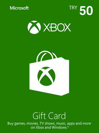 Xbox Live Gift Card 50 TRY - Turkey Xbox Live Gift Card 50 TRY - Turkey