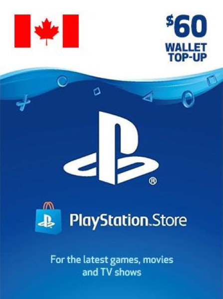 PlayStation Network Gift Card 60 CAD - PSN Canada PlayStation Network Gift Card 60 CAD - PSN Canada