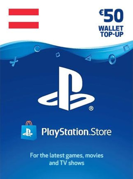 PlayStation Network Gift Card 50 EUR - PSN Austria PlayStation Network Gift Card 50 EUR - PSN Austria