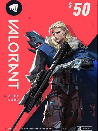 VALORANT Gift Card 50 USD (PC) - Riot Key - UNITED STATES VALORANT Gift Card 50 USD (PC) - Riot Key - UNITED STATES