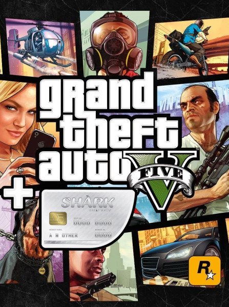 Grand Theft Auto V + Whale Shark Cash Card Rockstar Key GLOBAL
