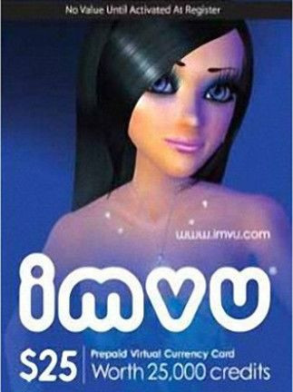 IMVU Game Card 25 USD Imvu NORTH AMERICA