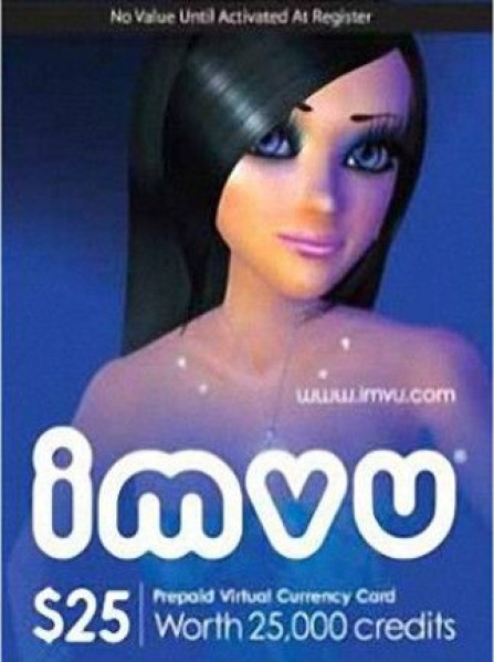 IMVU Game Card 25 USD Imvu NORTH AMERICA IMVU Game Card 25 USD Imvu NORTH AMERICA