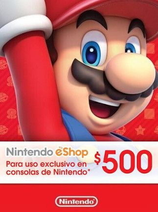 Nintendo eShop Gift Card 500 MXN - Nintendo Key - Mexico Nintendo eShop Gift Card 500 MXN - Nintendo Key - Mexico