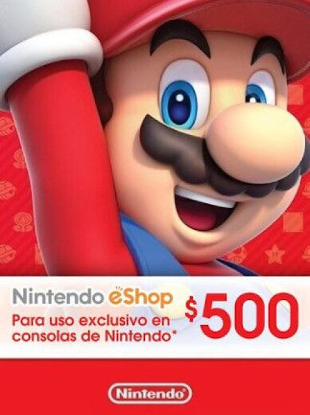 Nintendo eShop Gift Card 500 MXN - Nintendo Key - Mexico Nintendo eShop Gift Card 500 MXN - Nintendo Key - Mexico