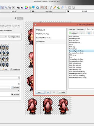 Game Character Hub PE: Second Story Steam Key GLOBAL