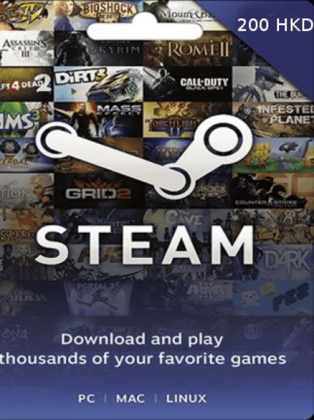 Steam Gift Card 200 HKD - Steam Key - Hong Kong Steam Gift Card 200 HKD - Steam Key - Hong Kong
