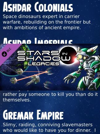 Stars in Shadow: Legacies Steam Key GLOBAL