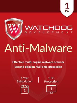 Watchdog Anti-Malware 1 PC 1 Year - GLOBAL