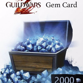 Guild Wars 2: 2000 Gems NcSoft Gem Card