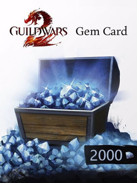 Guild Wars 2: 2000 Gems NcSoft Gem Card Guild Wars 2: 2000 Gems NcSoft Gem Card